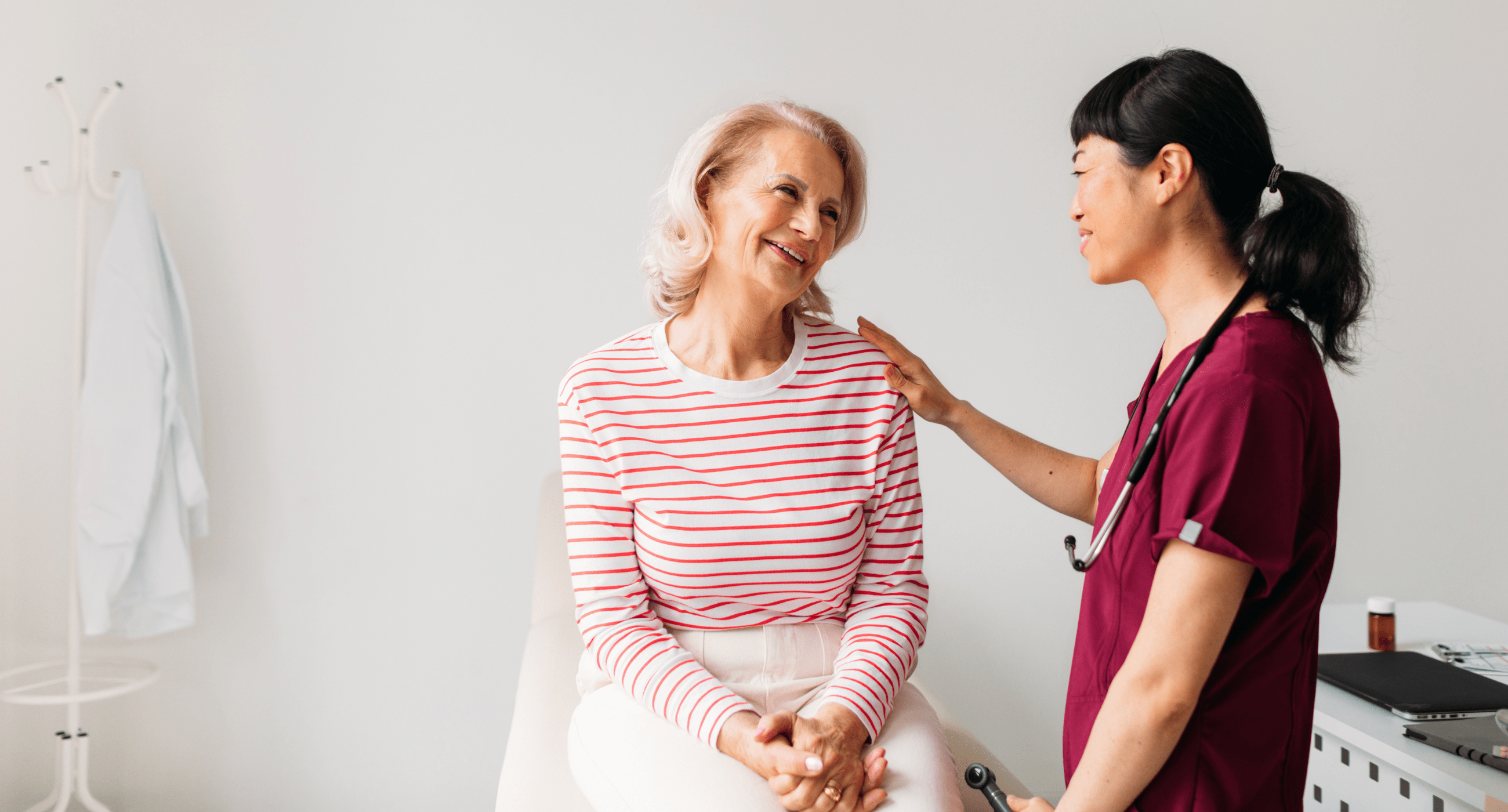 Senior Woman at Doctor Checkup