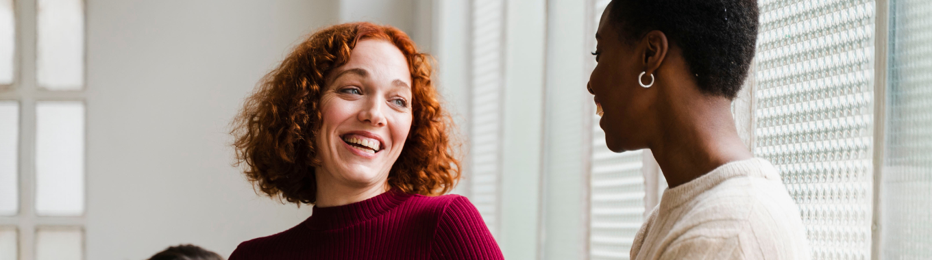 Laughing female Workers In Office