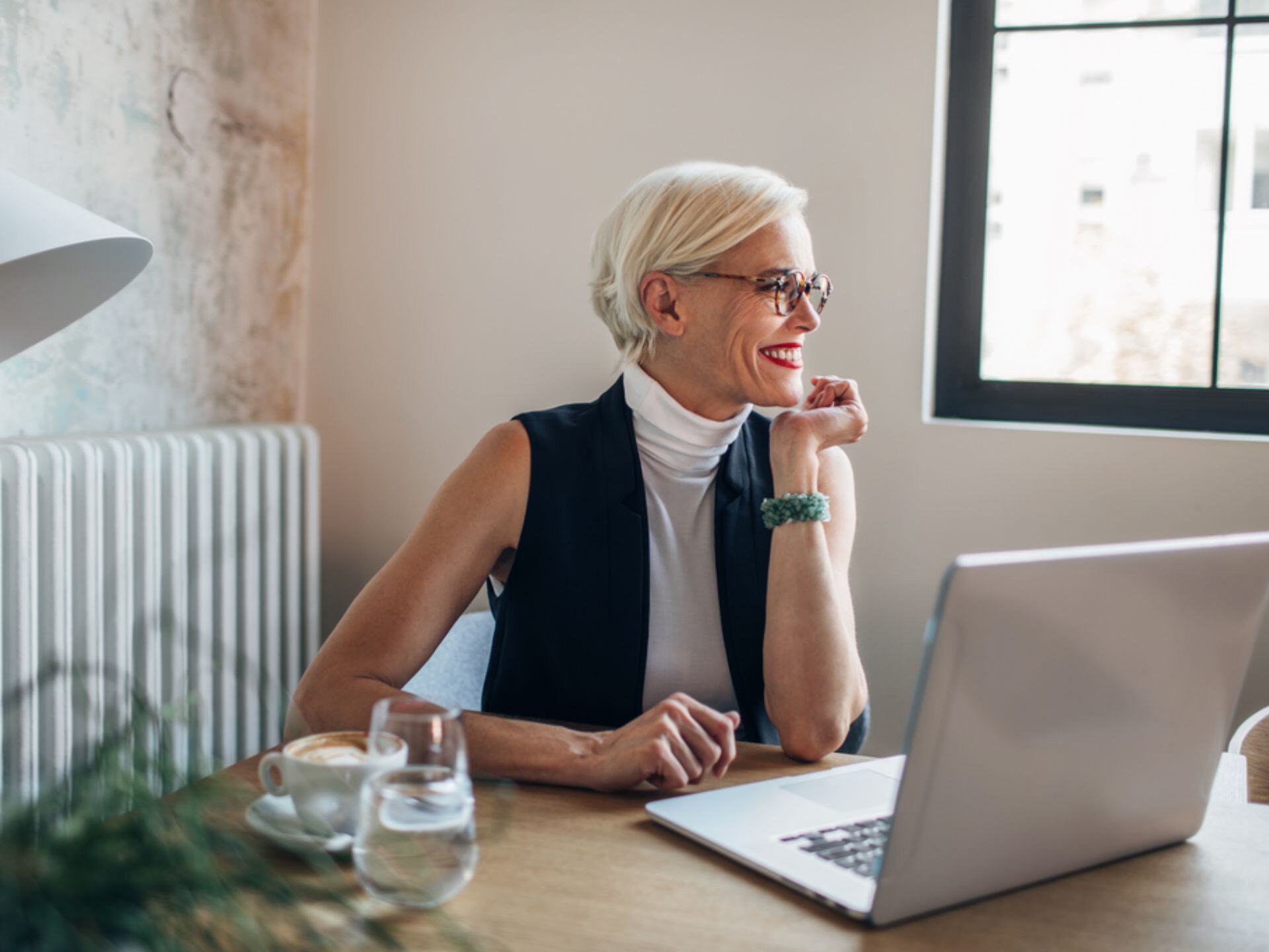 Successful confident mature businesswoman